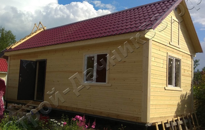1 Брусовой дом 4×9, 36 м², Московская область,  Ногинский район, Деревня Стромынь (2)